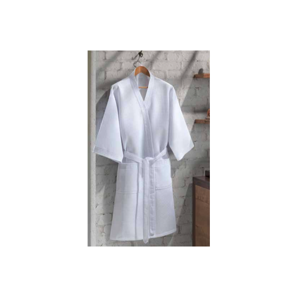 BATA HOTELERA  Modelo Kimono G 70% Algodão + 30% Poliéster 170 g/m2 - DÖHLER
