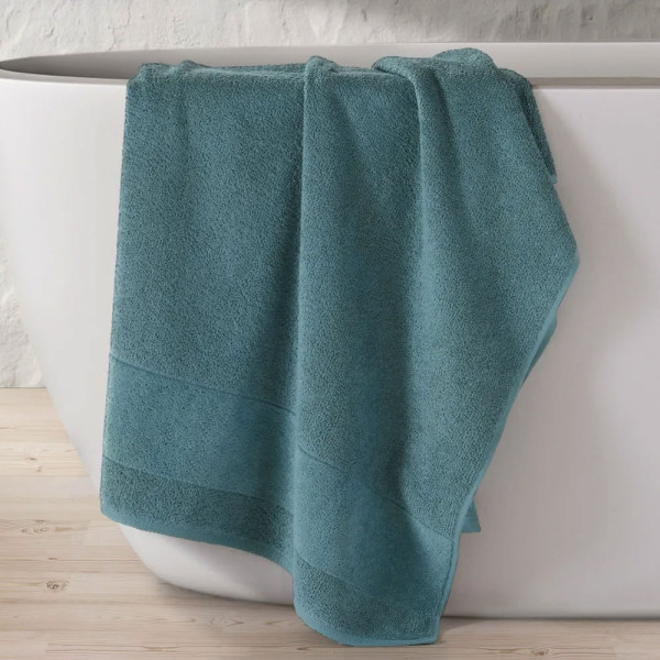 Juego de toallas Jacquard Confort Verde 100% algodón - Döhler
